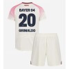 Dječji Nogometni Dres Bayer Leverkusen Alejandro Grimaldo #20 Gostujuci 2025-26 Kratak Rukav (+ Kratke hlače)